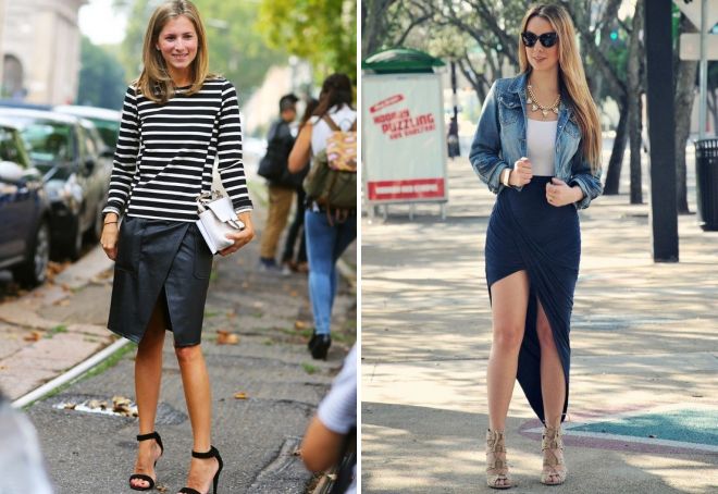 с чем носить юбку с запахом с чем носить юбку с запахом