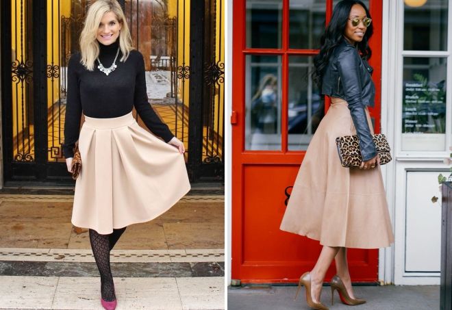 с каким цветом сочетается бежевая юбка с каким цветом сочетается бежевая юбка