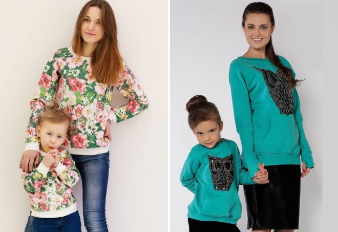свитшот для мамы и дочки свитшот для мамы и дочки