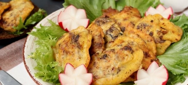 вкусная куриная печень в кляре вкусная куриная печень в кляре