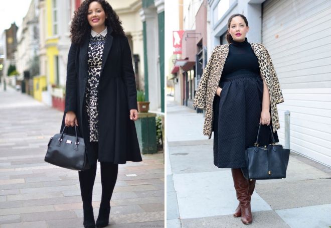 зимняя мода для полных зимняя мода для полных