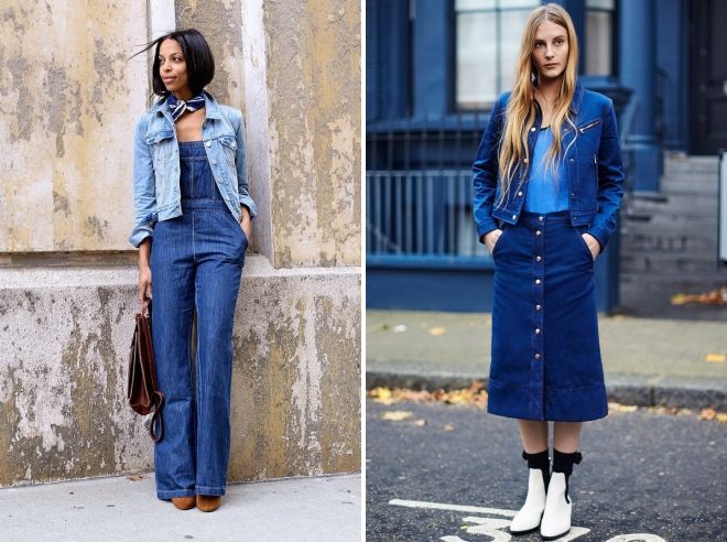 модные женские образы с джинсовым костюмом модные женские образы с джинсовым костюмом