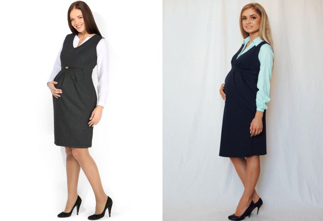 офисный сарафан для беременных офисный сарафан для беременных