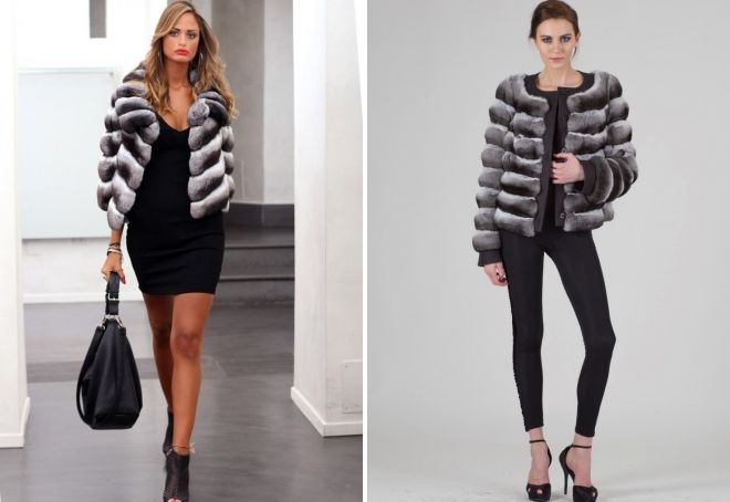 полушубок из шиншиллы полушубок из шиншиллы