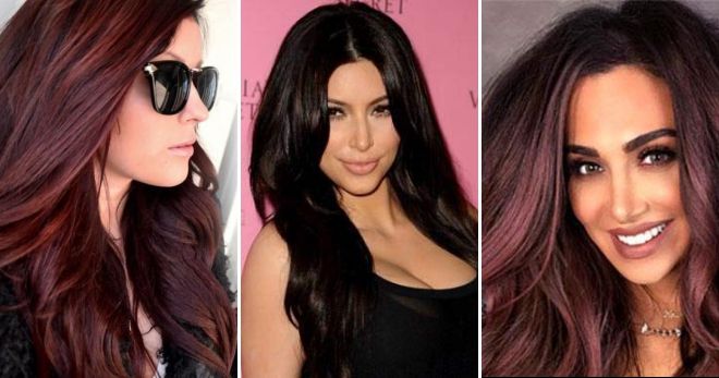 Цвет волос вишня в шоколаде Цвет волос вишня в шоколаде