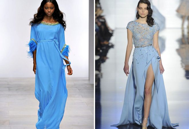 голубое шифоновое платье голубое шифоновое платье