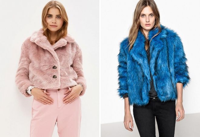 полушубок из искусственного меха полушубок из искусственного меха