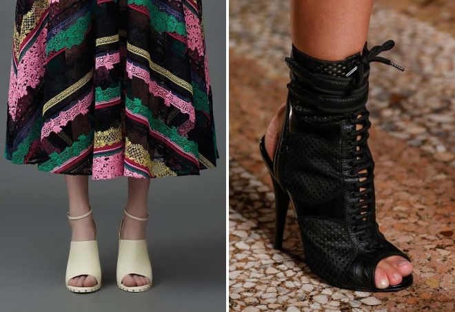 закрытые кожаные босоножки закрытые кожаные босоножки