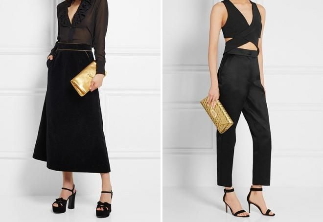 Сумка золотого цвета Сумка золотого цвета