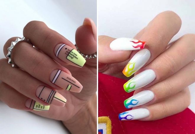 летний маникюр балерина летний маникюр балерина