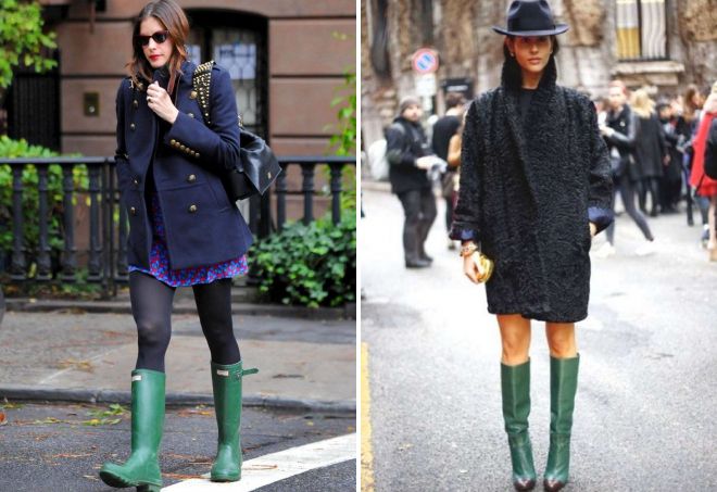 пальто под зеленые сапоги пальто под зеленые сапоги