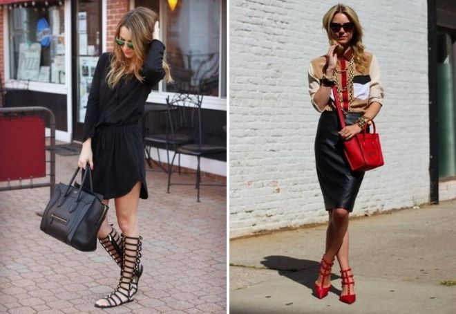 с чем носить кожаные босоножки с чем носить кожаные босоножки