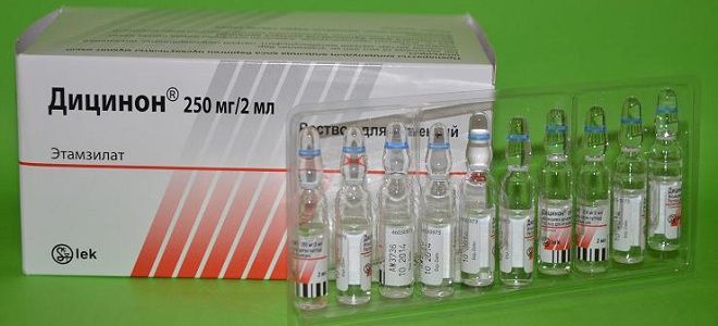 Дицинон ампулы Дицинон ампулы