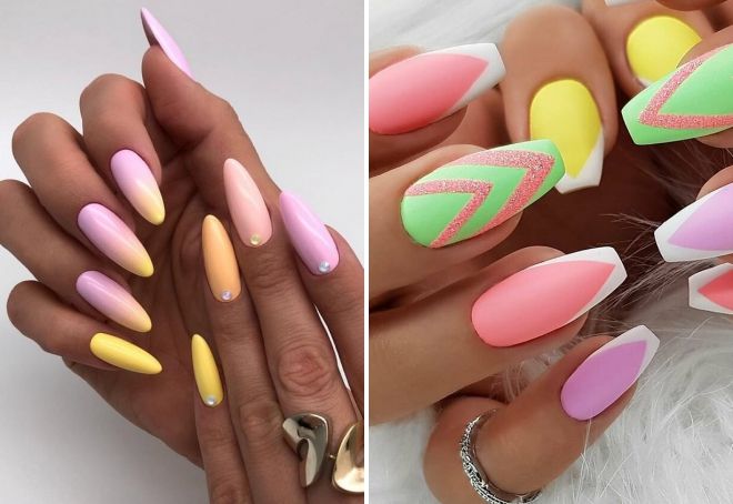 идеи летнего маникюра идеи летнего маникюра