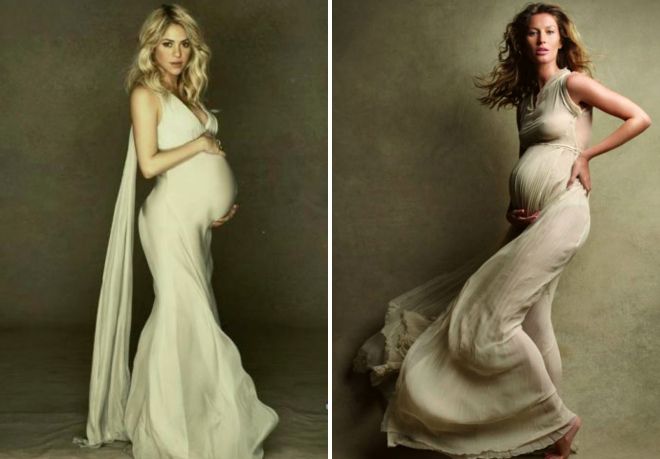 красивые вечерние платья для беременных