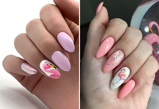 маникюр с фламинго 2019 маникюр с фламинго 2019
