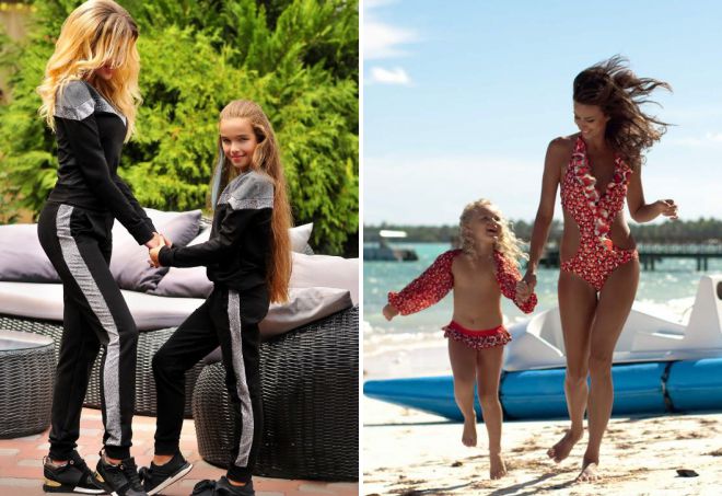 мода для мамы и дочки мода для мамы и дочки