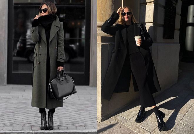 с чем носить длинное пальто с чем носить длинное пальто