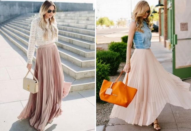 с чем носить длинную бежевую юбку с чем носить длинную бежевую юбку