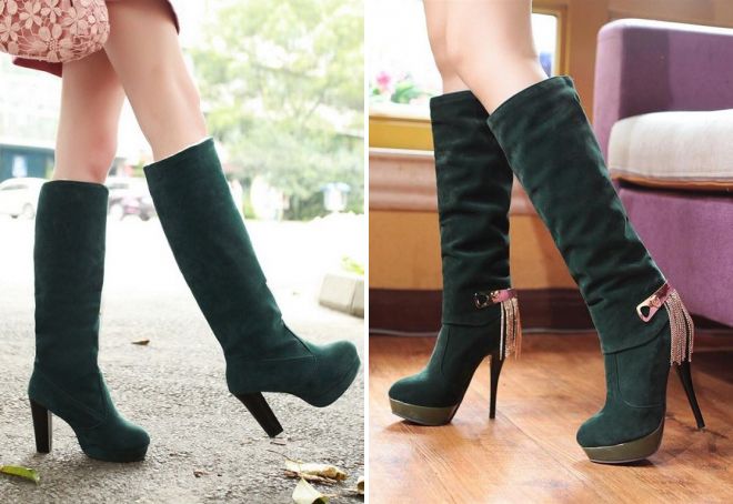 женские зеленые сапоги женские зеленые сапоги