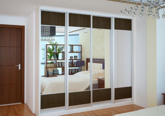 Шкаф купе с зеркалом Шкаф купе с зеркалом