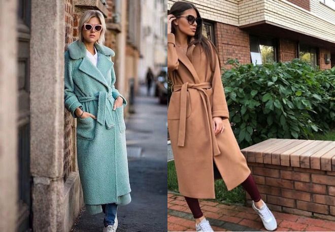 длинное пальто с поясом длинное пальто с поясом