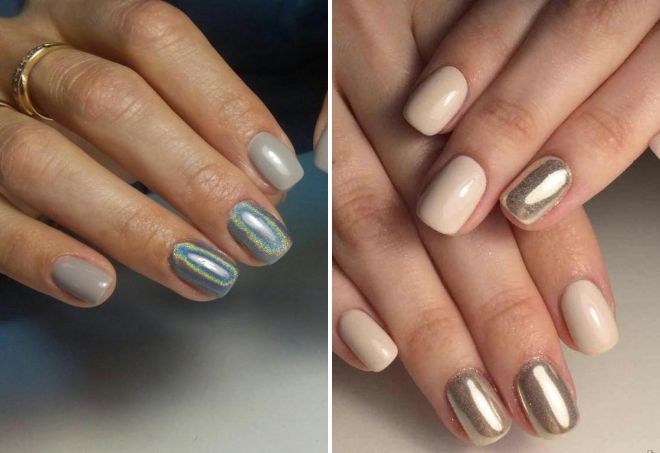 Маникюр в пастельных тонах с втиркой Маникюр в пастельных тонах с втиркой