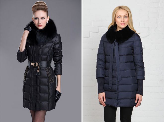 пуховик с меховым воротником пуховик с меховым воротником