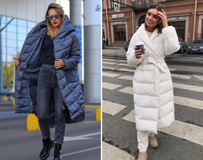 женский длинный пуховик оверсайз с запахом женский длинный пуховик оверсайз с запахом