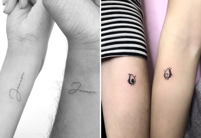 парные тату минимализм парные тату минимализм