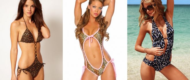 купальник монокини леопардовой расцветки купальник монокини леопардовой расцветки