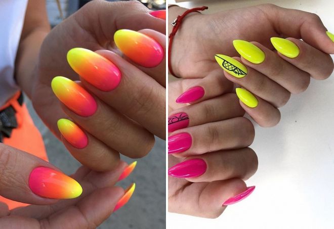 летний разноцветный маникюр летний разноцветный маникюр