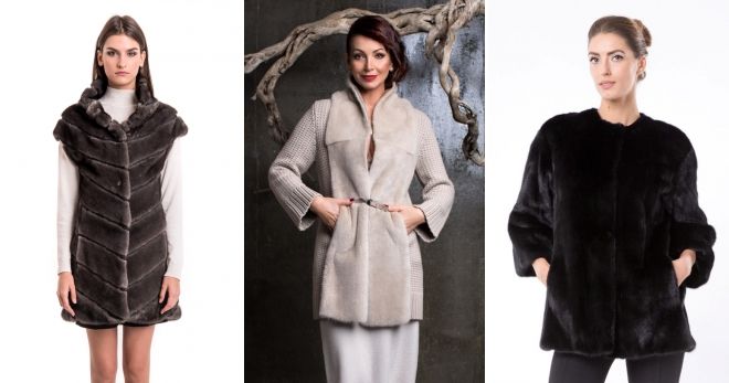 Меховой жилет из норки Меховой жилет из норки