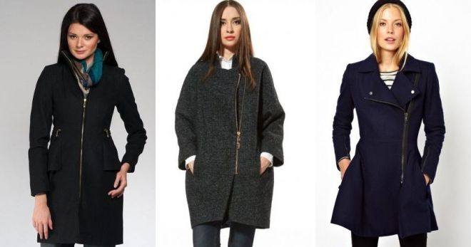 Пальто с молниями по бокам 2019 Пальто с молниями по бокам 2019