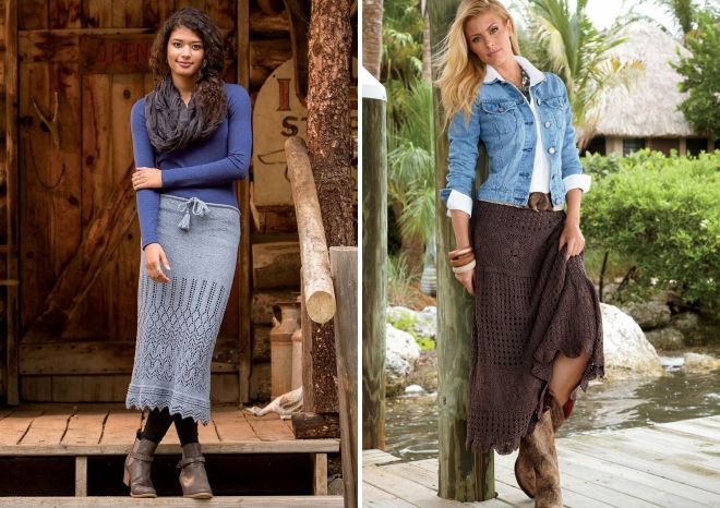 стильная вязаная юбка стильная вязаная юбка