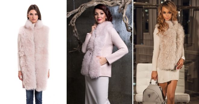 Меховой жилет из мутона Меховой жилет из мутона