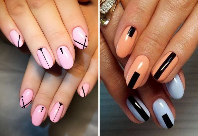 дизайн овальных ногтей геометрия дизайн овальных ногтей геометрия