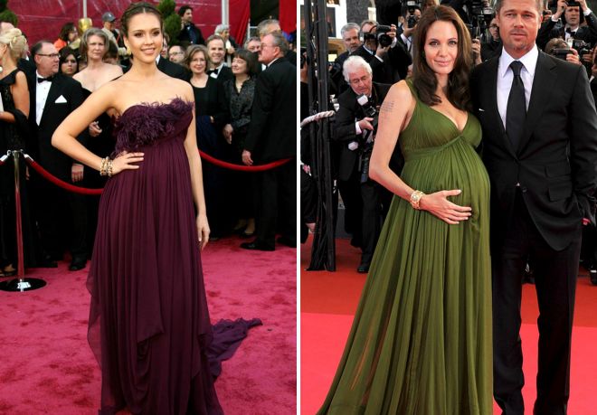 длинные вечерние платья для беременных