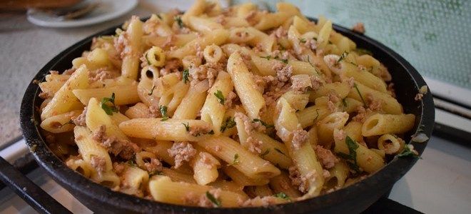 макароны по флотски с мясом на сковороде макароны по флотски с мясом на сковороде