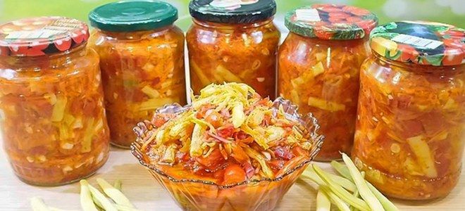 салат лобио с фасолью на зиму салат лобио с фасолью на зиму