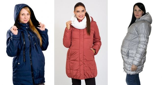 Теплая непродуваемая зимняя куртка для беременных Теплая непродуваемая зимняя куртка для беременных
