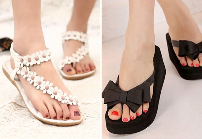 виды пляжной обуви виды пляжной обуви