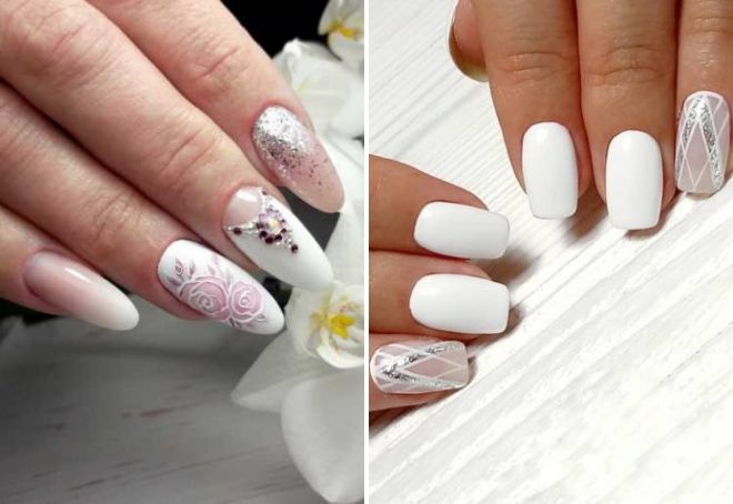 оригинальный свадебный маникюр оригинальный свадебный маникюр