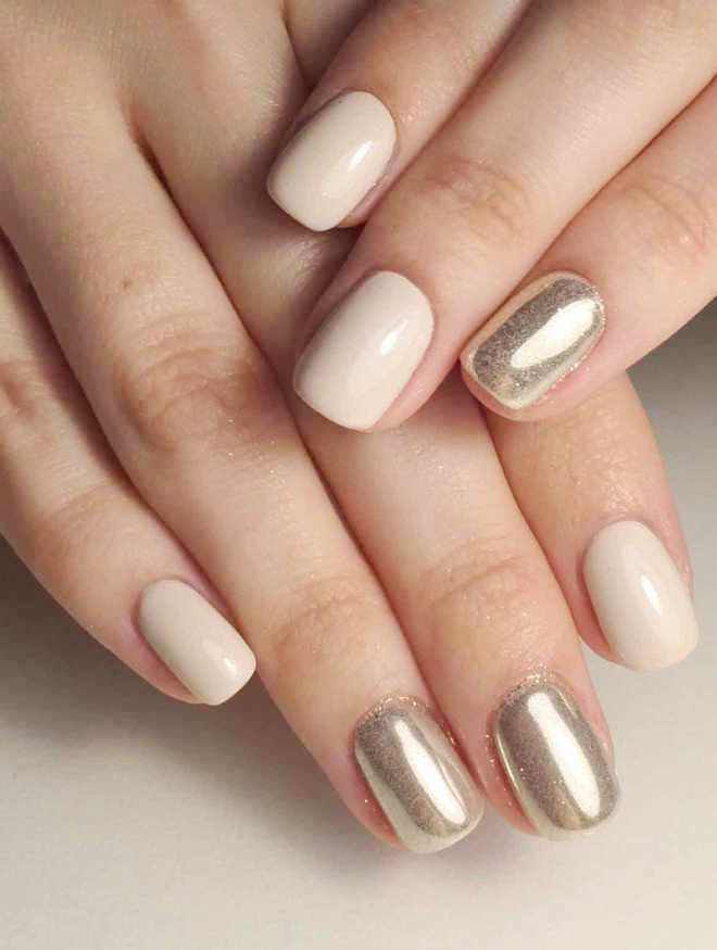 зеркальный нежный маникюр бежевый зеркальный нежный маникюр бежевый