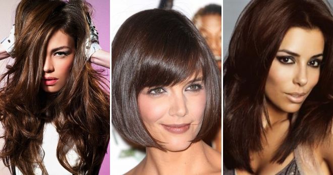 Окрашивание волос - цвет шоколад Окрашивание волос - цвет шоколад