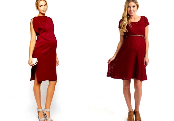 короткие вечерние платья для беременных