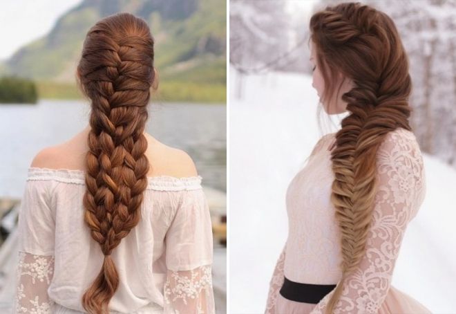 красивые косы на длинные волосы красивые косы на длинные волосы