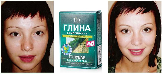 маска из голубой глины для лица маска из голубой глины для лица