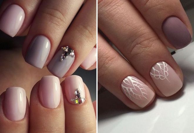 Пастельный маникюр на коротких ногтях Пастельный маникюр на коротких ногтях