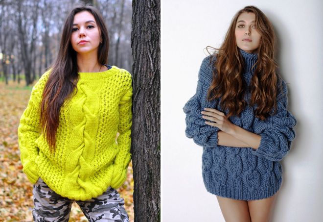 свитер оверсайз крупной вязки свитер оверсайз крупной вязки